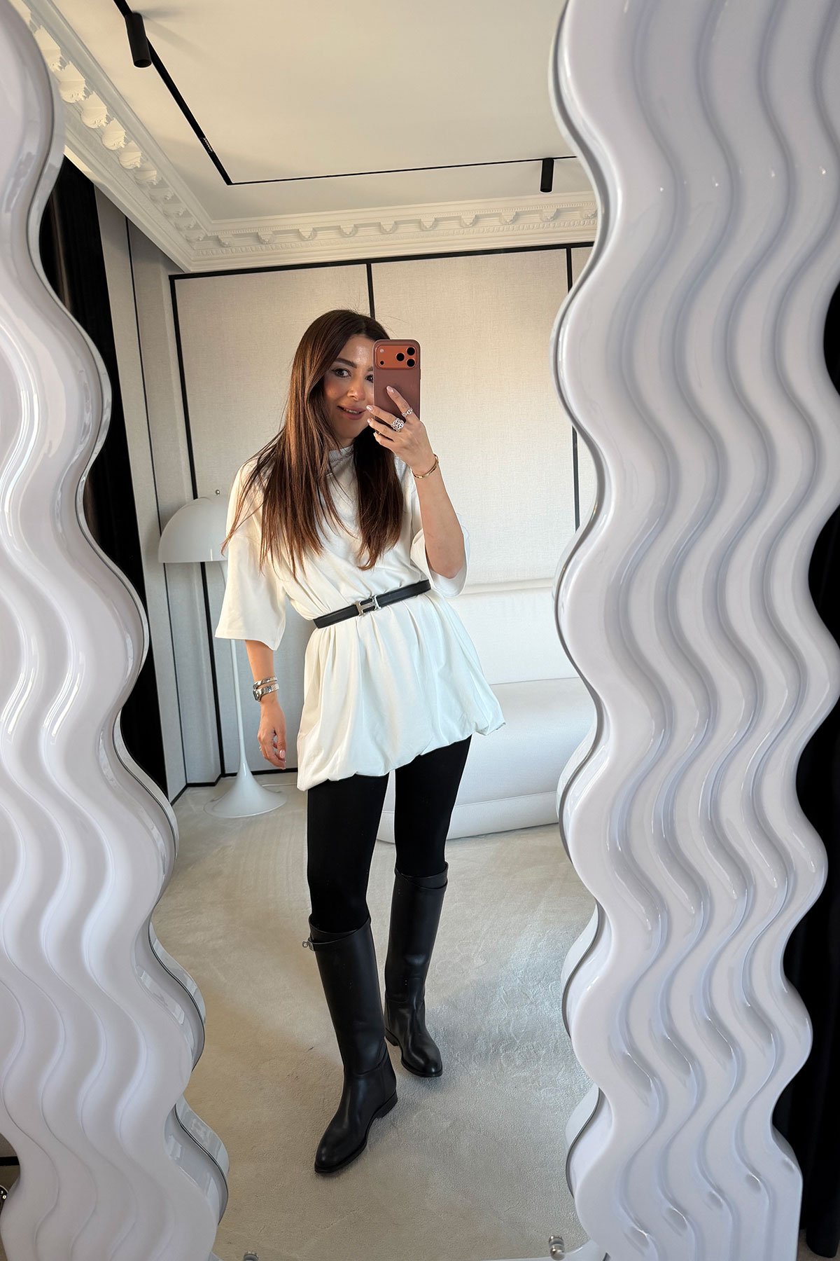 Kısa Kollu Altı Balon Elbise