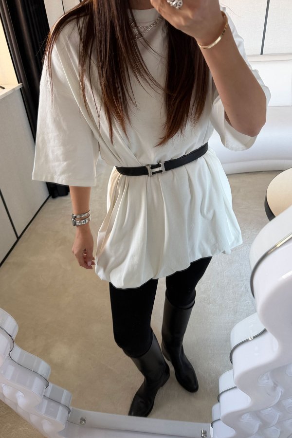 Kısa Kollu Altı Balon Elbise