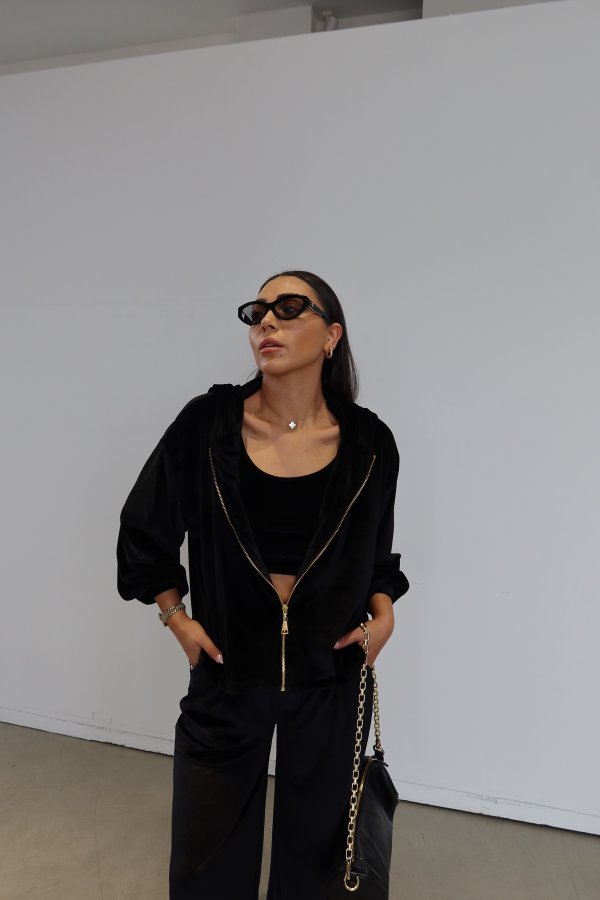 Kadife 3'lü Eşofman Takım