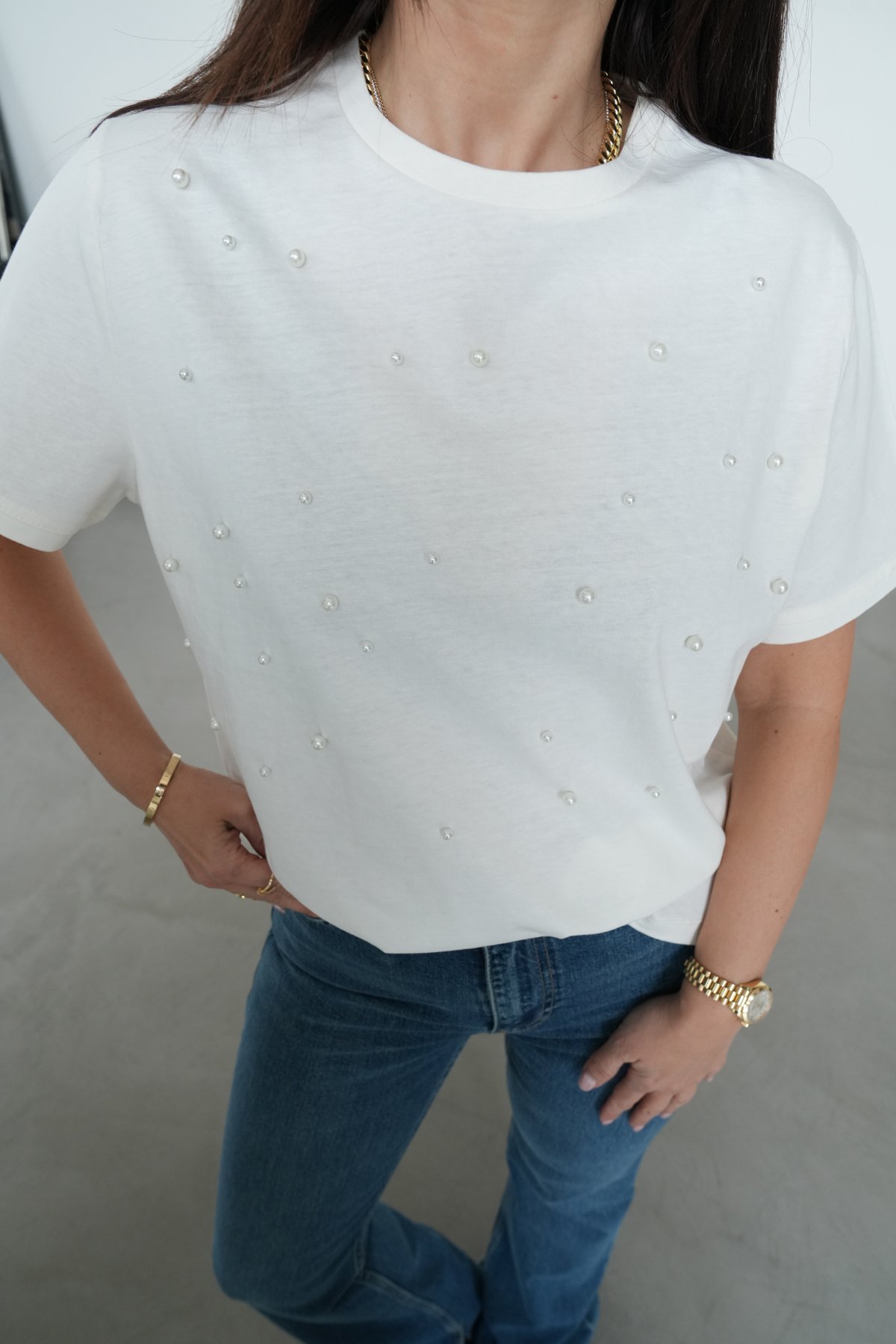 Ön Kısmı İncili Basic Tişört