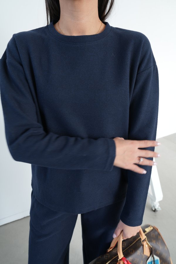 Kendinden Fitilli Triko Bluz Takım