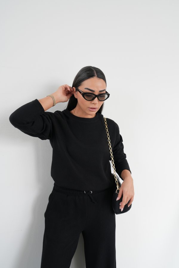 Kendinden Fitilli Triko Bluz Takım