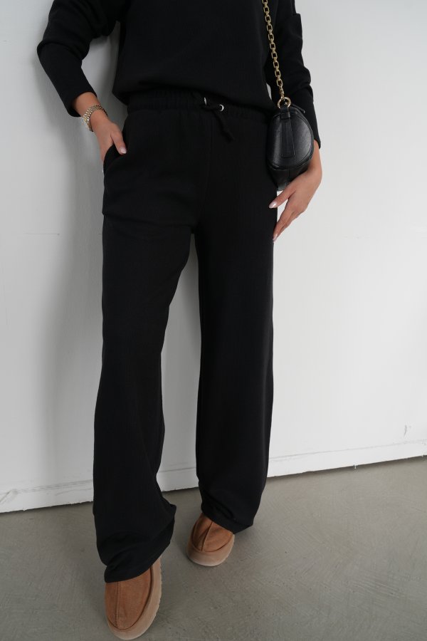 Kendinden Fitilli Triko Bluz Takım