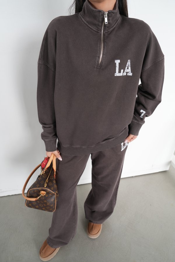 Yazı Baskılı Sweat Takım