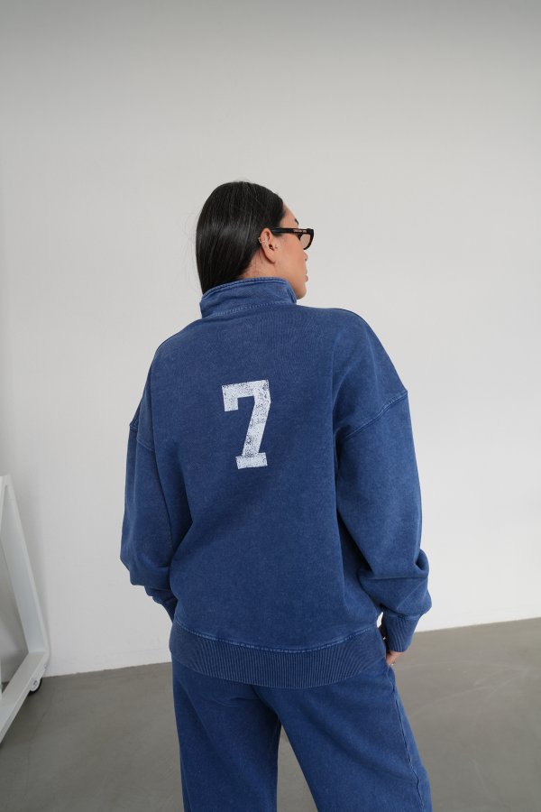 Yazı Baskılı Sweat Takım