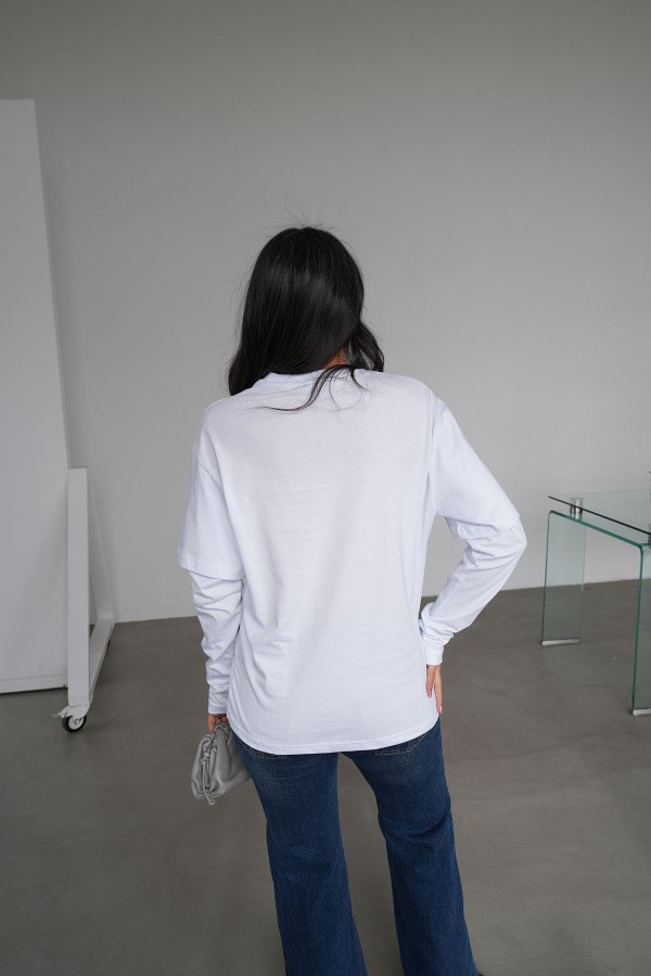 Parça Kollu Basic Sweat