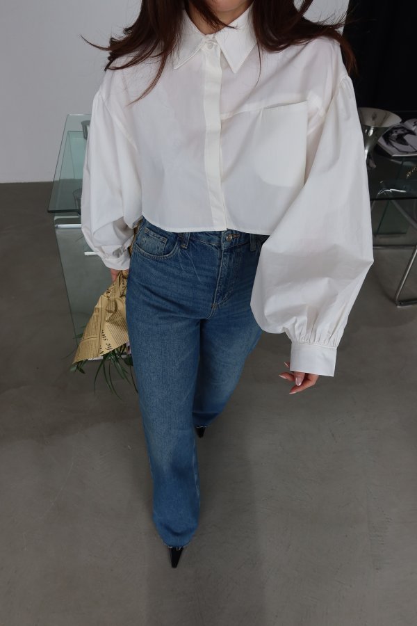 Yarasa Kol Crop Gömlek