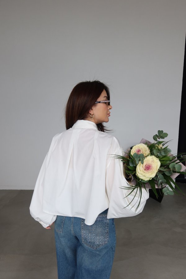 Yarasa Kol Crop Gömlek