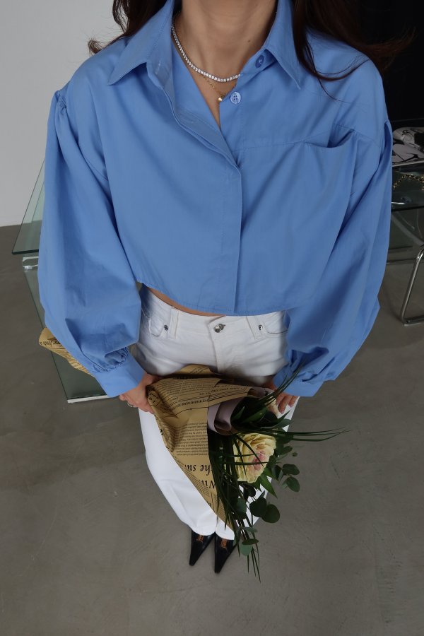 Yarasa Kol Crop Gömlek