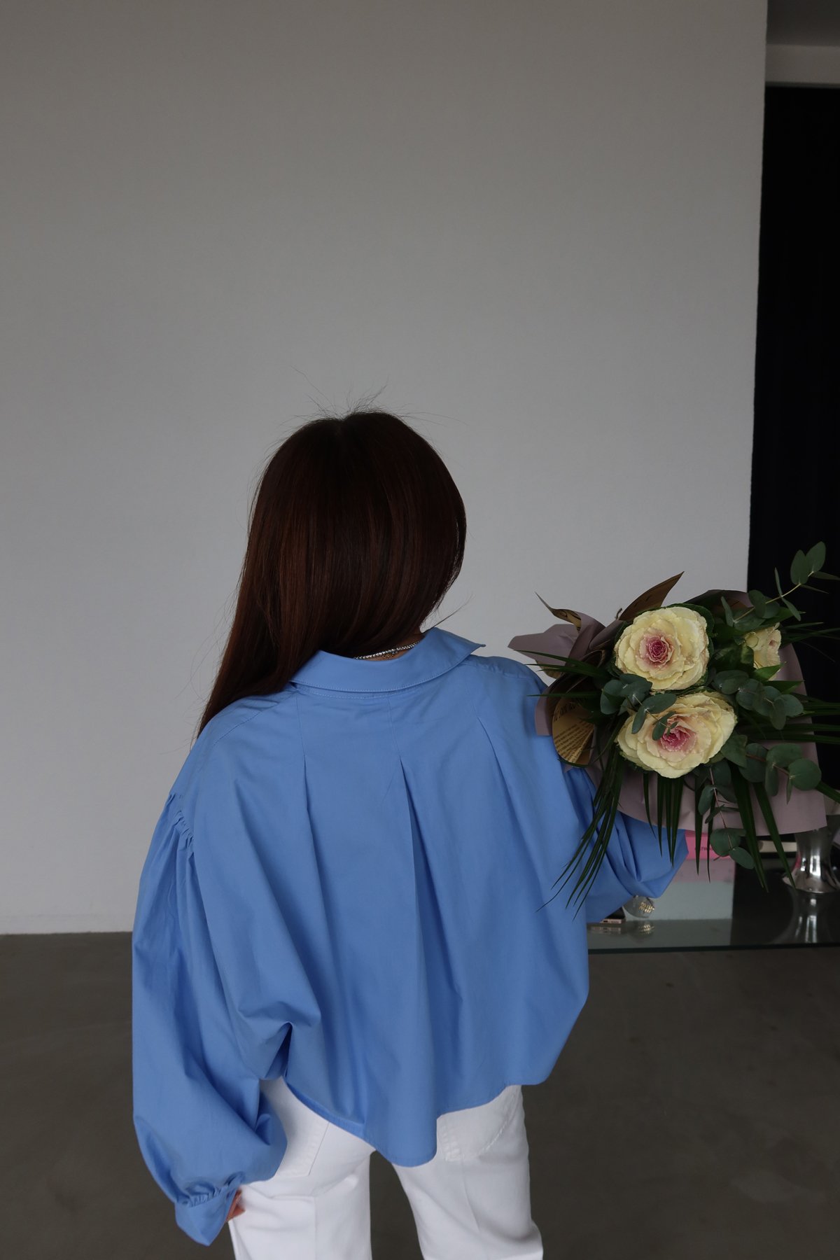 Yarasa Kol Crop Gömlek