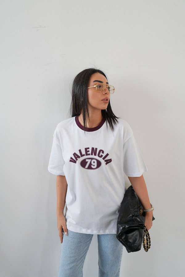 Valencia Baskılı Tshirt
