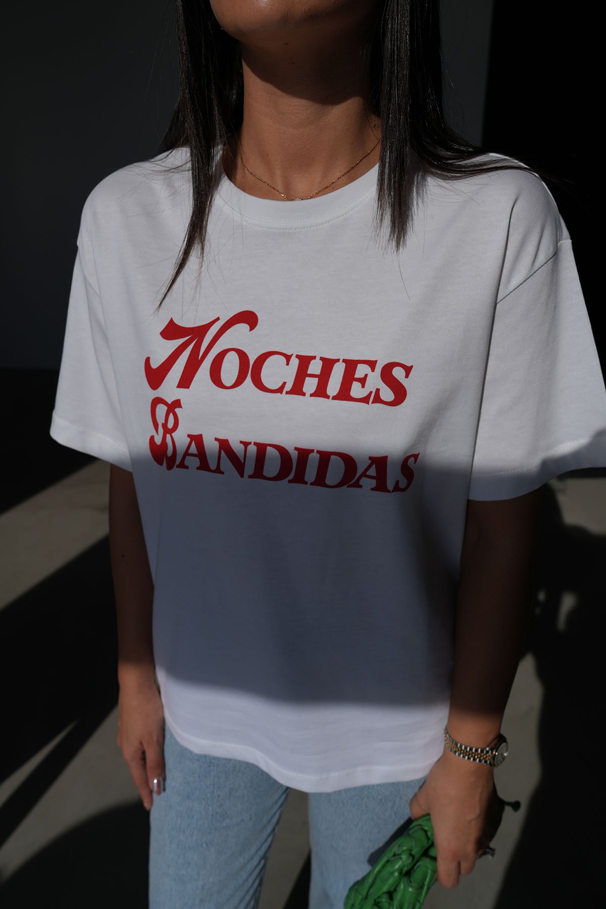 Noches Bandidas Baskılı Tshirt