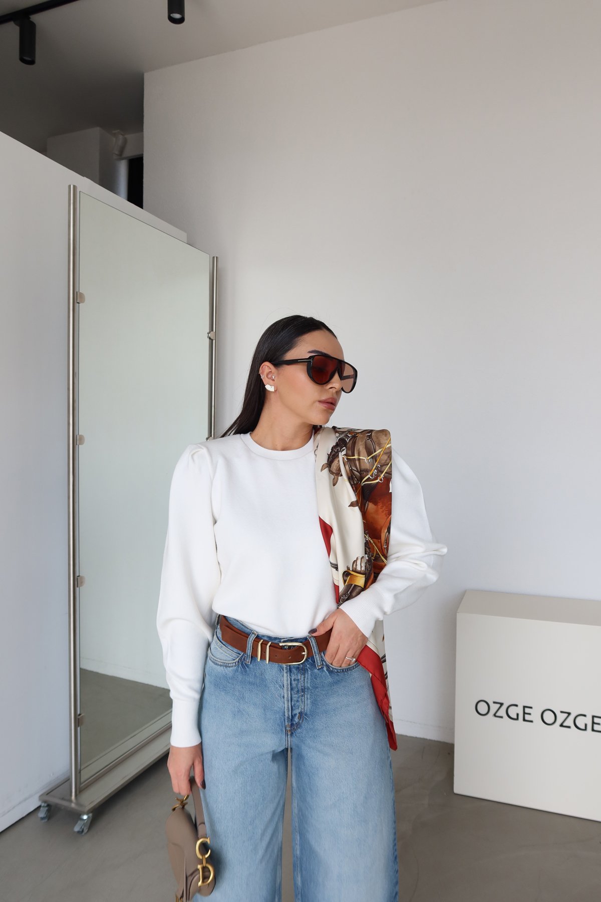 Bisiklet Yaka Omuzu Vatkalı Kazak