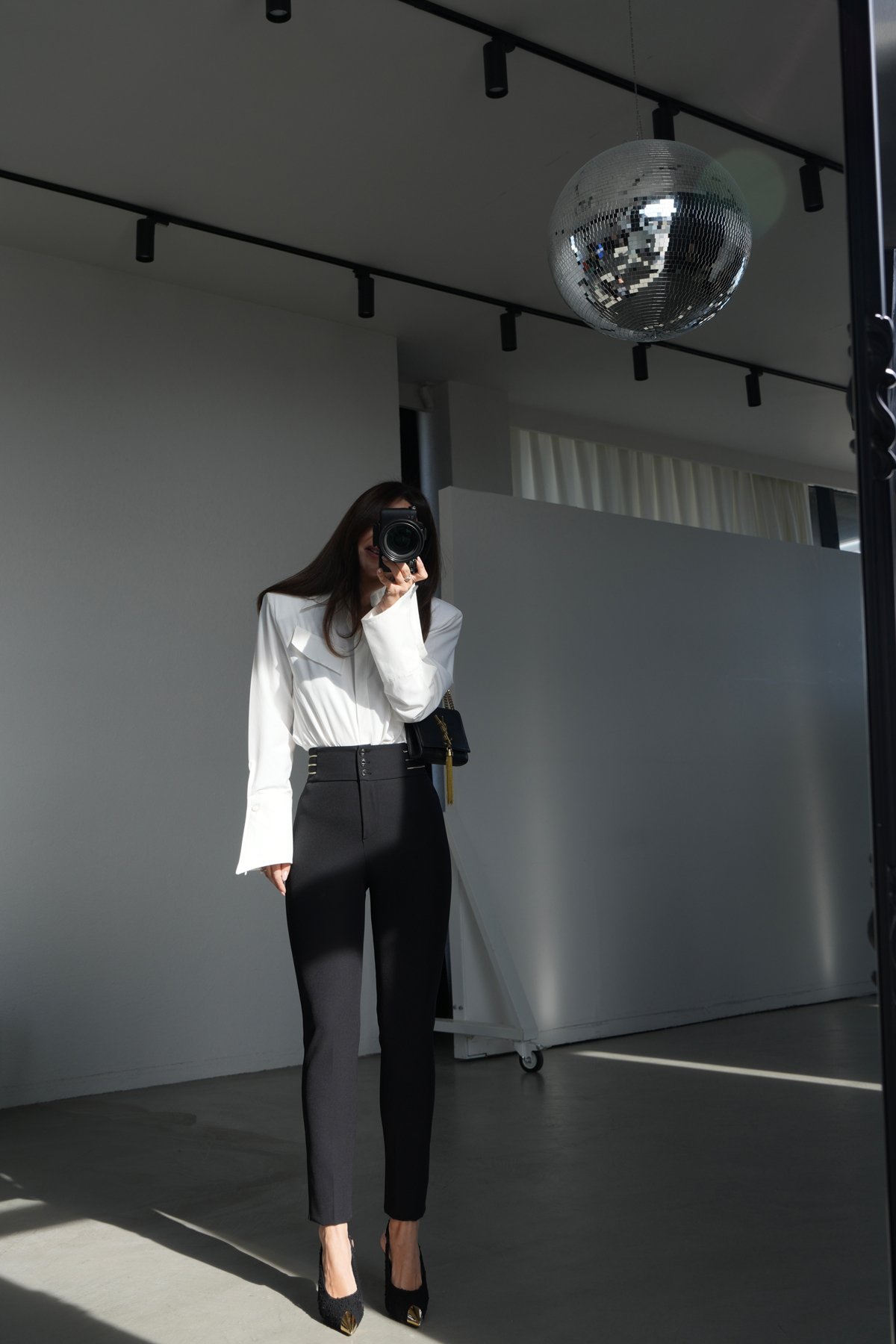 Beli Fermuar Detaylı Premium Kumaş Pantolon