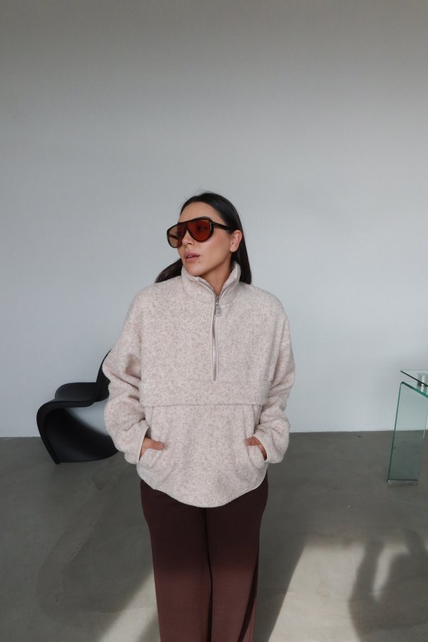 Torba Cepli Fermuarlı Sweat