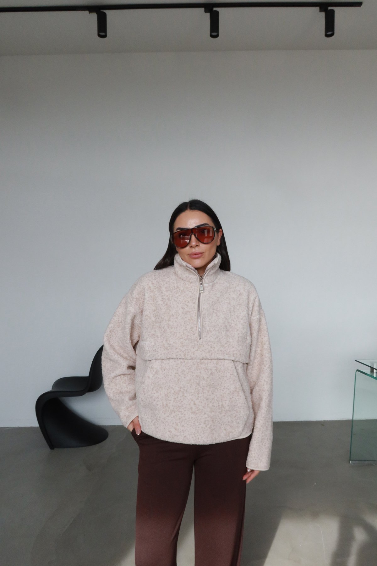 Torba Cepli Fermuarlı Sweat