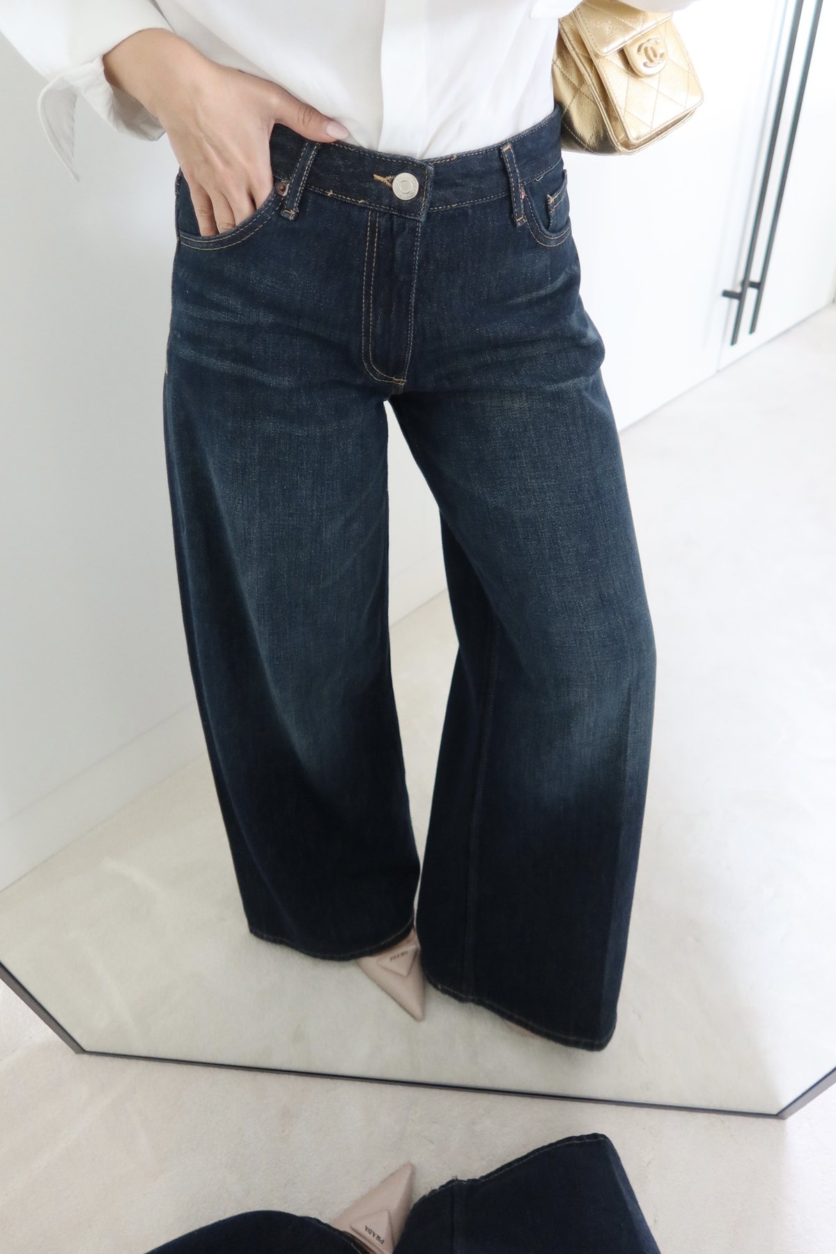 Kontrast Dikişli Geniş Kalıp