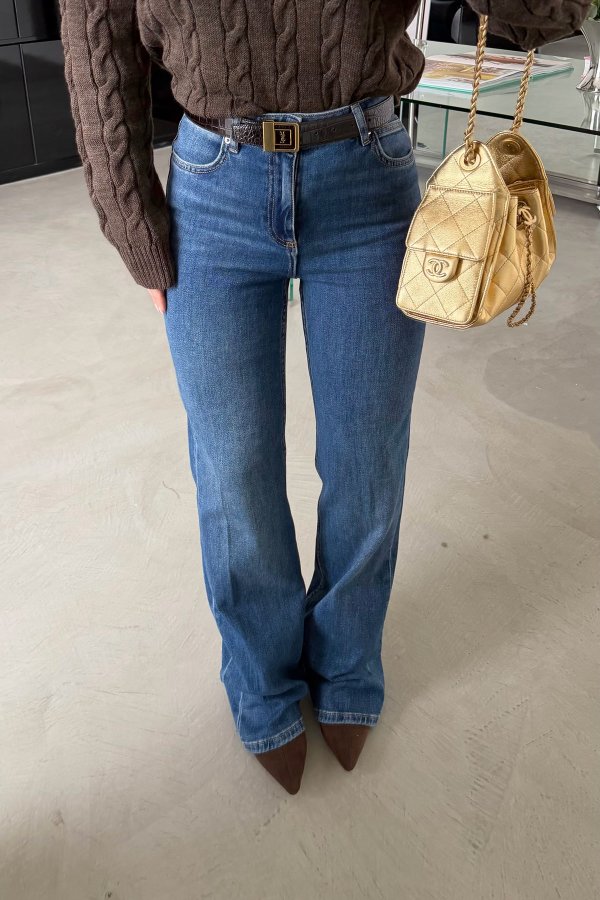Taşlamalı Bootcut Jean