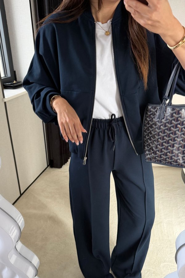 Önü Fermuarlı Oversize Eşofman Takımı