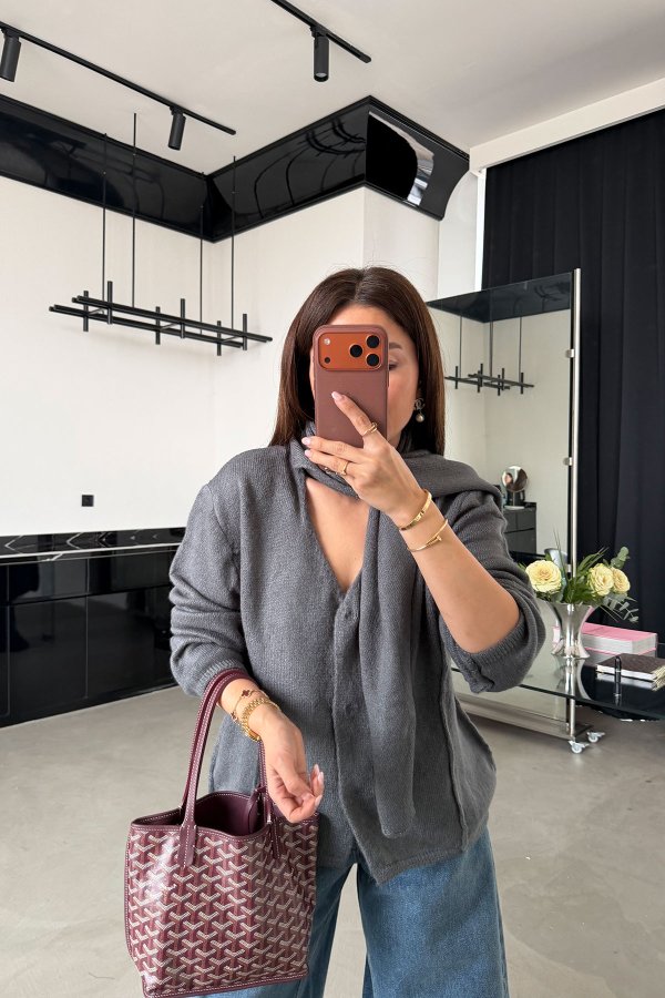 Kendinden Şallı Hırka