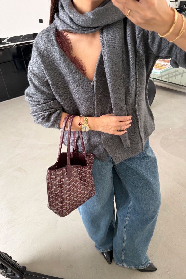 Kendinden Şallı Hırka