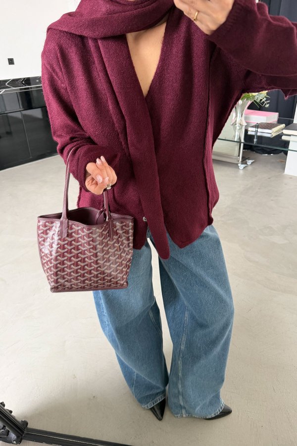 Kendinden Şallı Hırka