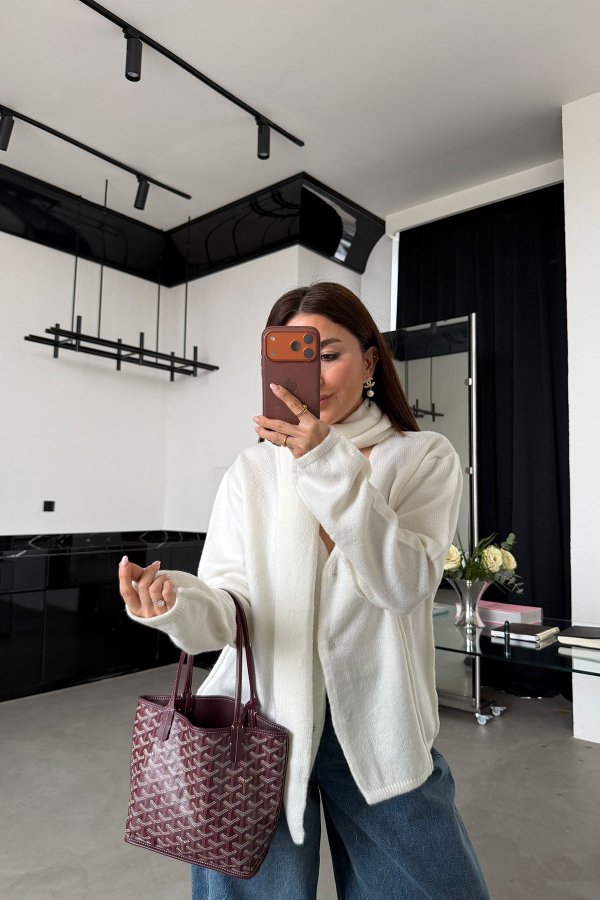 Kendinden Şallı Hırka