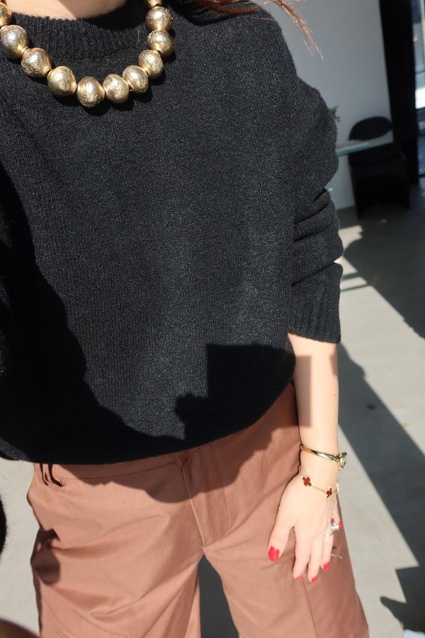 Oversize Basic Yün Kazak