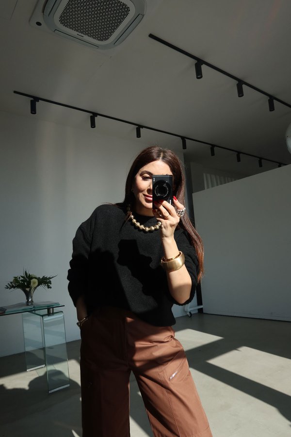 Oversize Basic Yün Kazak