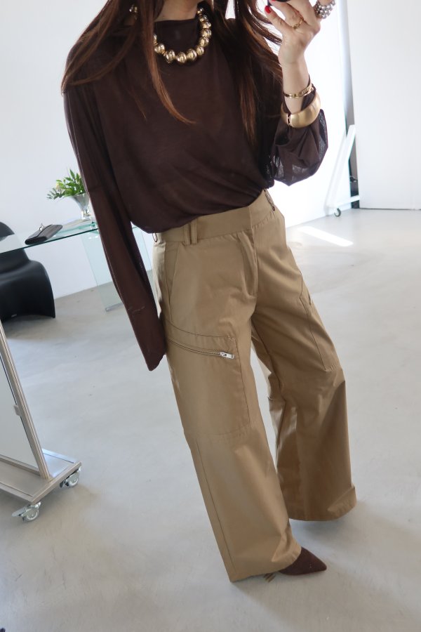 Kargo Cepli Geniş Kalıp Pantolon