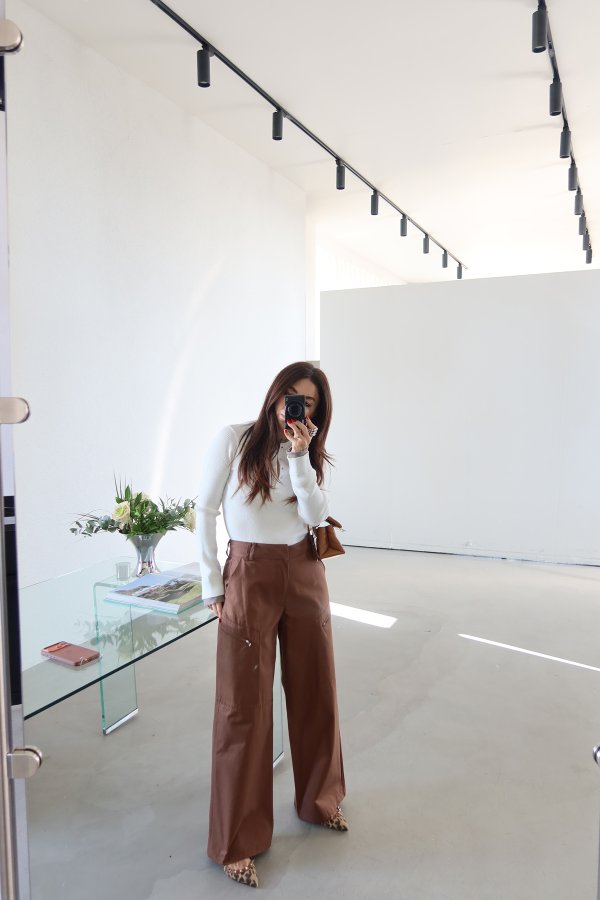 Kargo Cepli Geniş Kalıp Pantolon