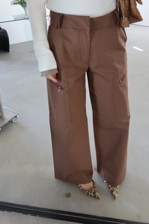 Kargo Cepli Geniş Kalıp Pantolon