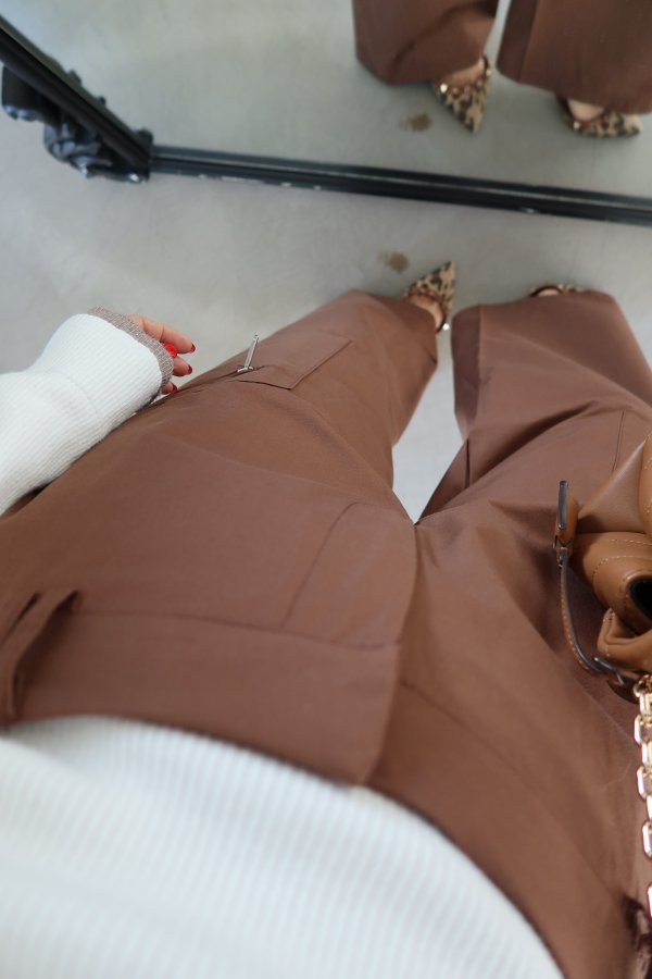 Kargo Cepli Geniş Kalıp Pantolon