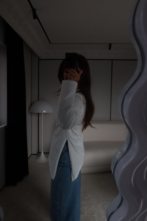 Ö.Ö Vatkalı Beli Aksesuar Detaylı Bluz