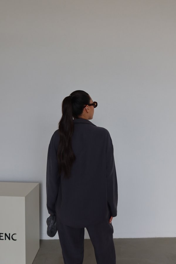 Yumuşak Dokulu Gömlek Şalvar Pantolon Takım