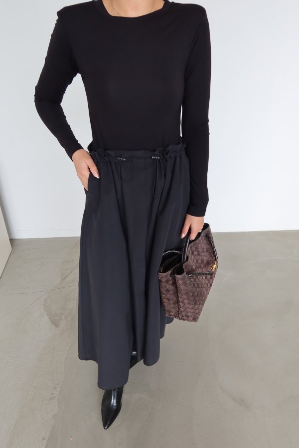 Vatkalı Altı Poplin Belden Büzmeli Elbise