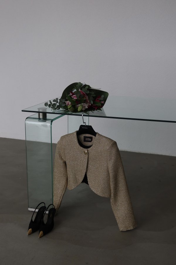 Gold Düğmeli Tüvit Ceket