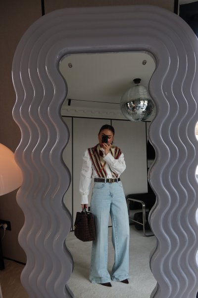 Yüksek Bel Yıkamalı Jean