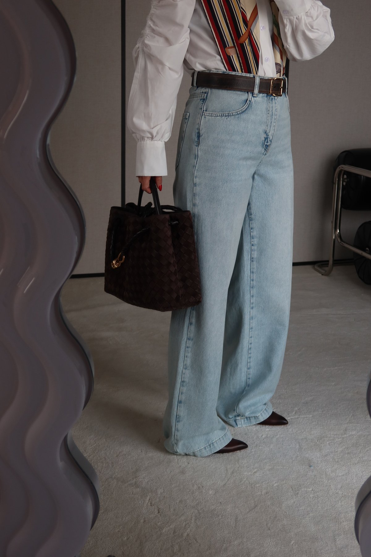 Yüksek Bel Yıkamalı Jean