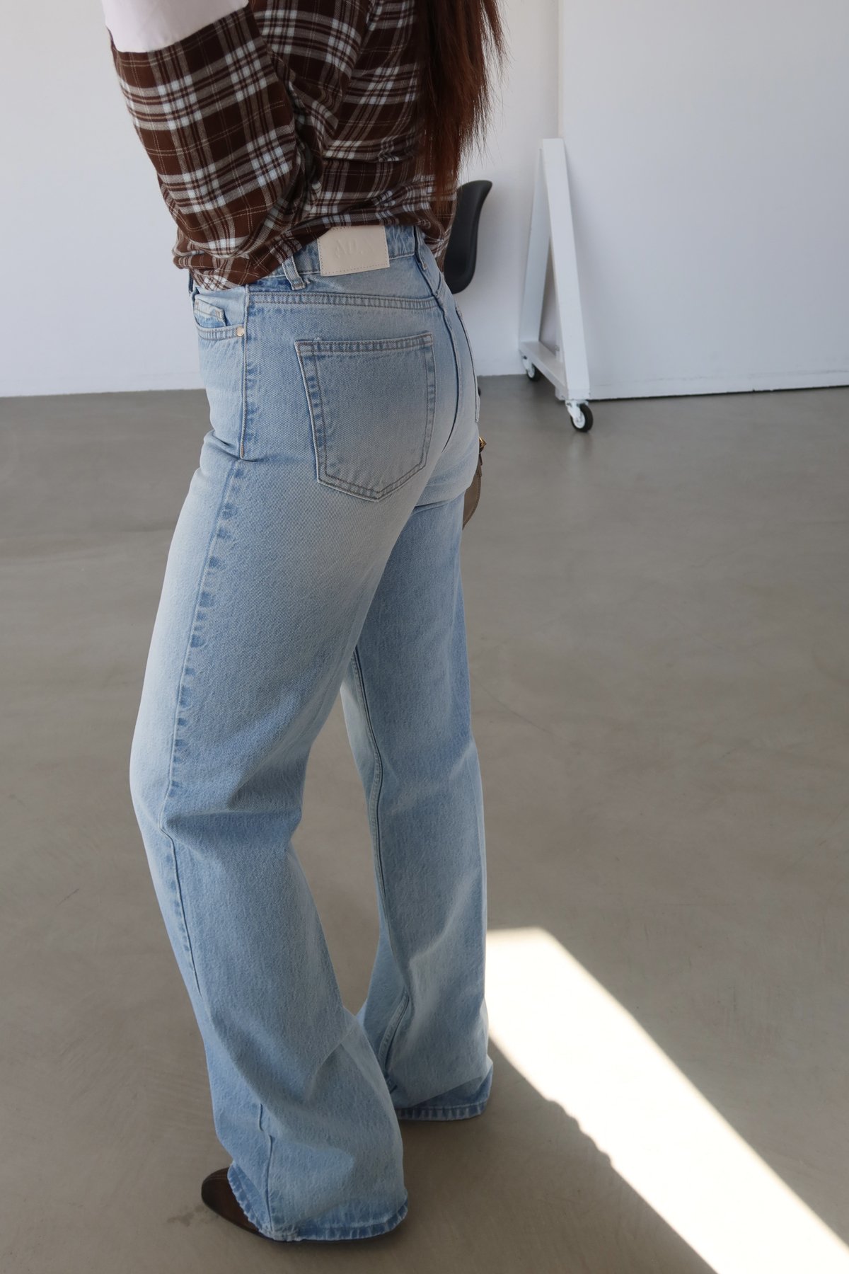 Yıkamalı Straight Fit Jean