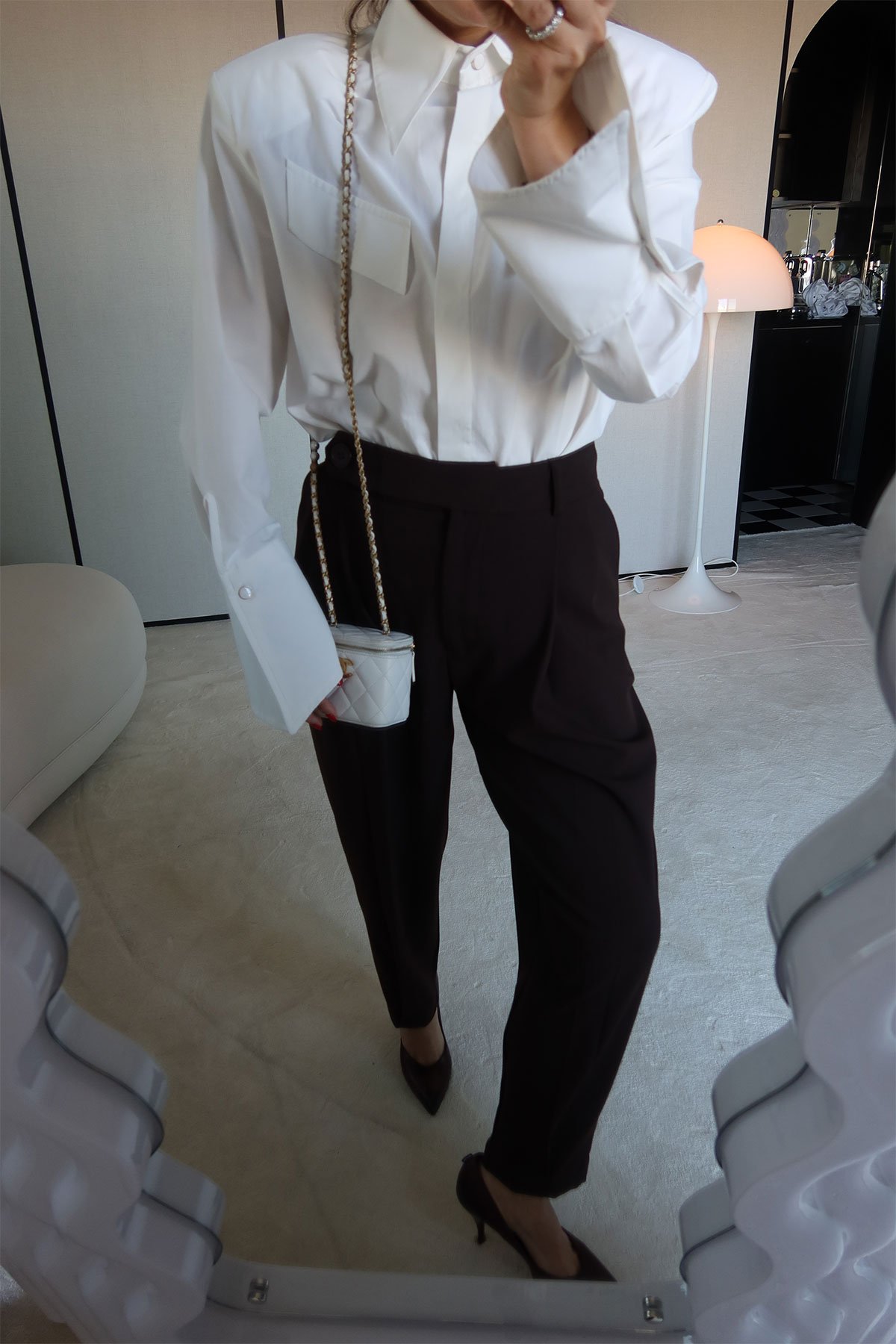 Çift Pileli Havuç Pantolon