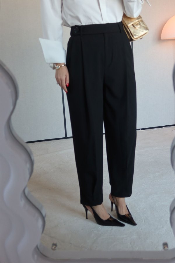 Çift Pileli Havuç Pantolon