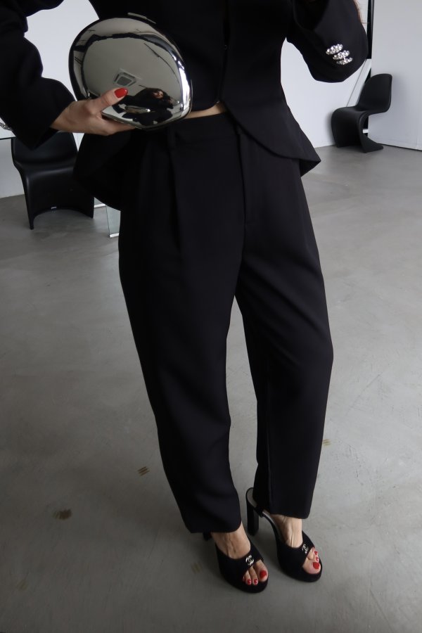 Düğme Detaylı Premium Takım