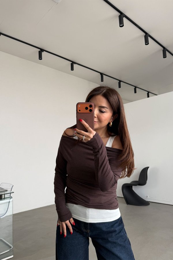 Kayık Yaka Bluz Atlet Takım