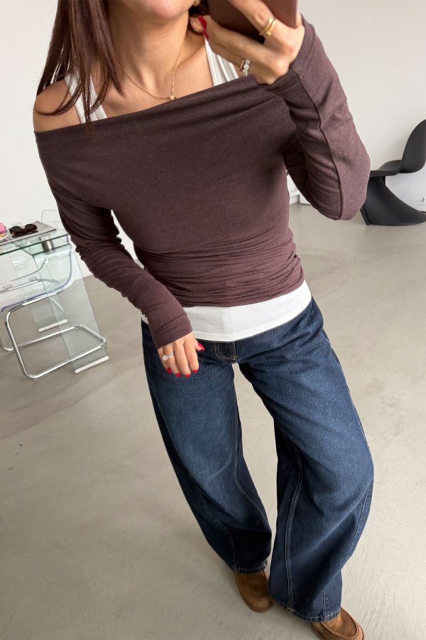 Kayık Yaka Bluz Atlet Takım