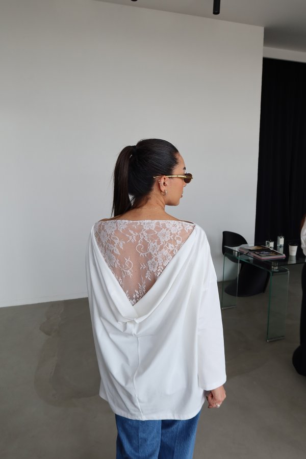 Arkası Dantelli Tshirt