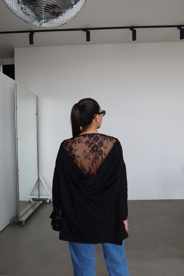 Arkası Dantelli Tshirt