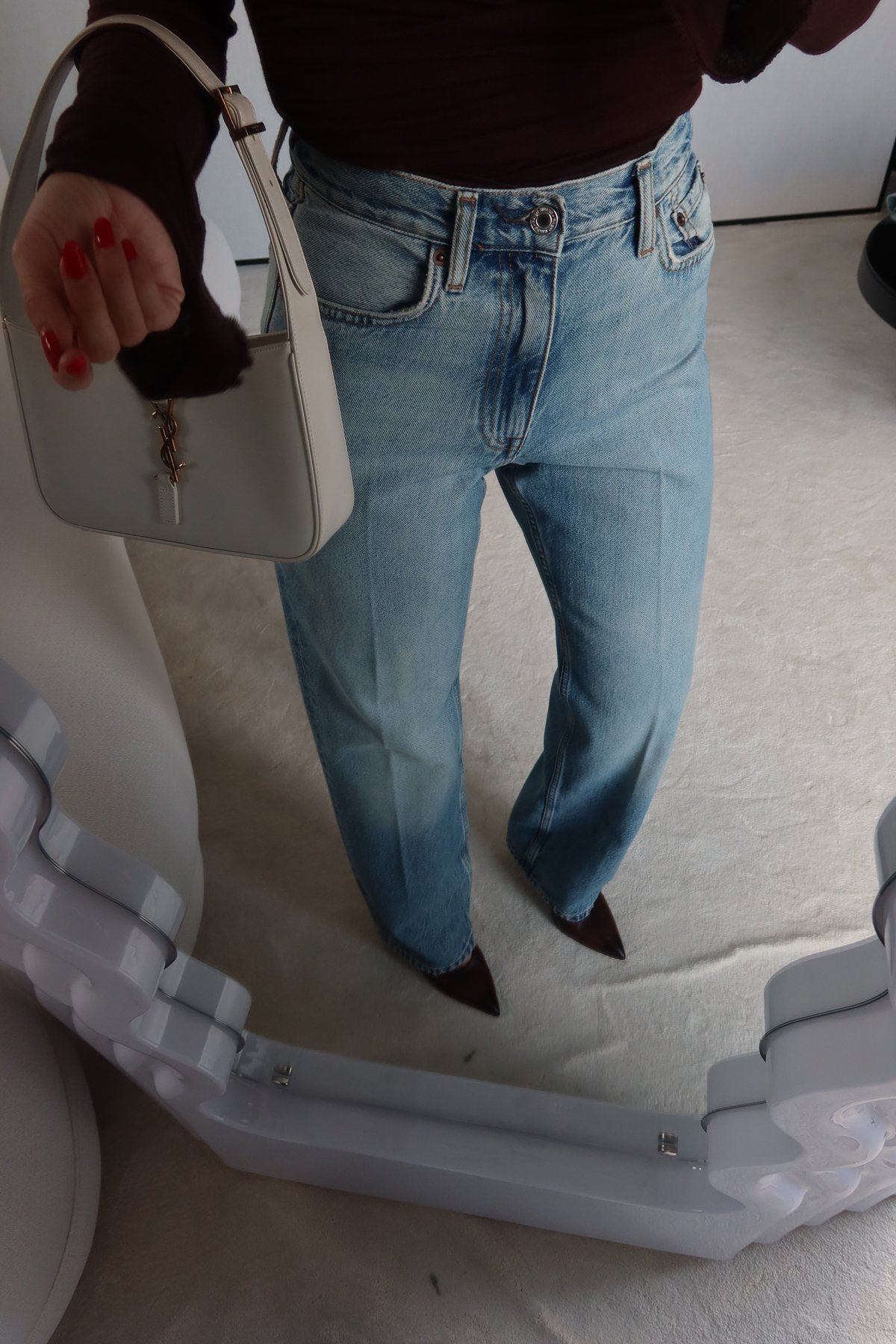 Yıkamalı Düz Kesim Jean