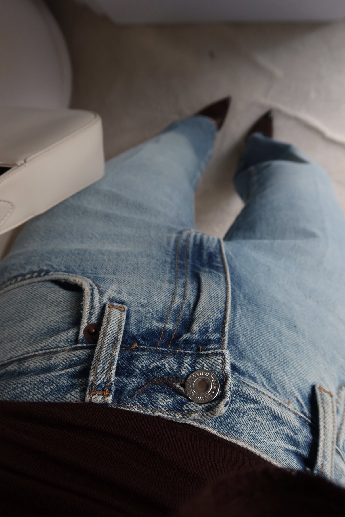 Yıkamalı Düz Kesim Jean