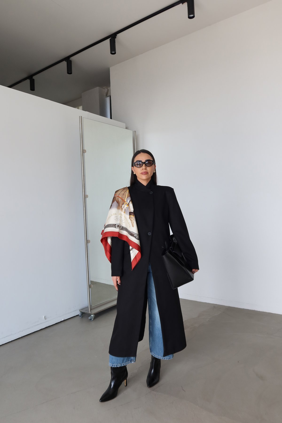 Hakim Yaka Uzun Trençkot